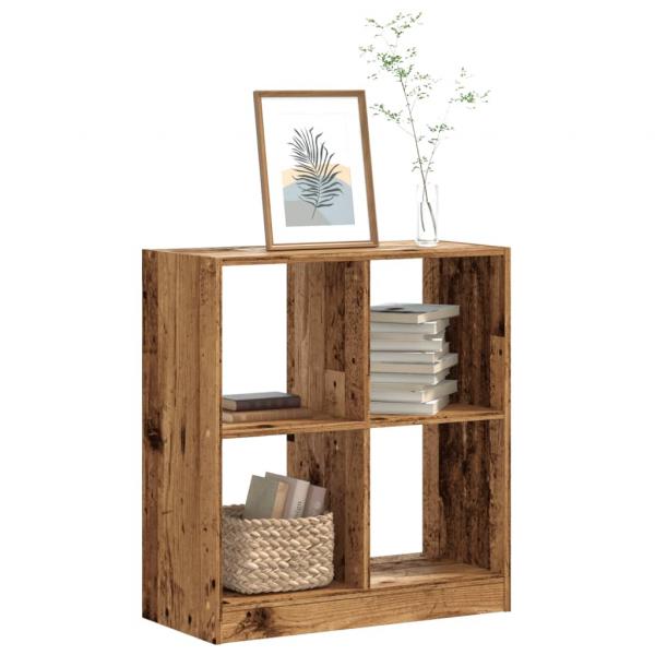 ARDEBO.de - Bücherregal Altholz-Optik 68,5x32x75 cm Holzwerkstoff