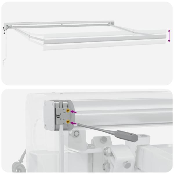 Markise Automatisch Braun 300x250 cm