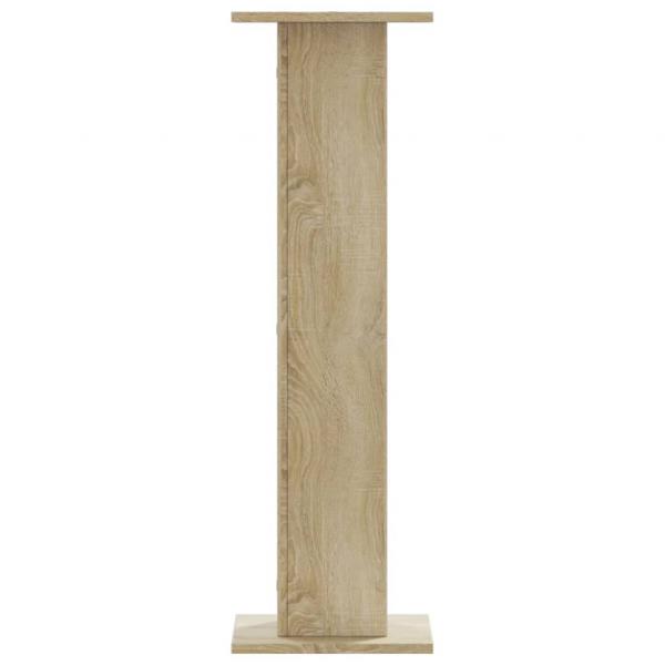 Lautsprecherständer 2Stk. Sonoma-Eiche 30x30x95cm Holzwerkstoff