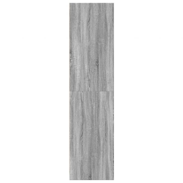 Kleiderschrank Grau Sonoma 100x50x200 cm Holzwerkstoff