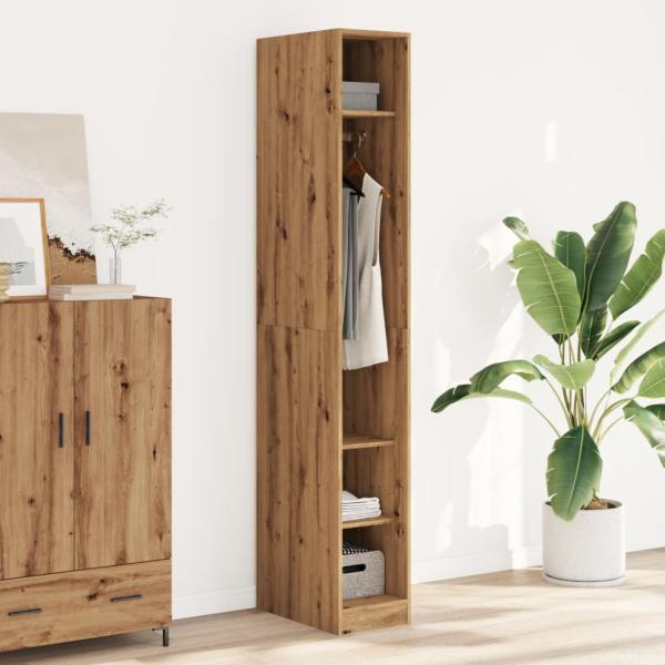ARDEBO.de - Kleiderschrank Artisan-Eiche 30x50x200 cm Holzwerkstoff
