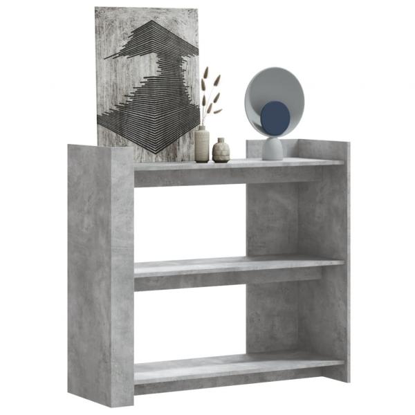 ARDEBO.de - Konsolentisch Betongrau 100x35x90 cm Holzwerkstoff