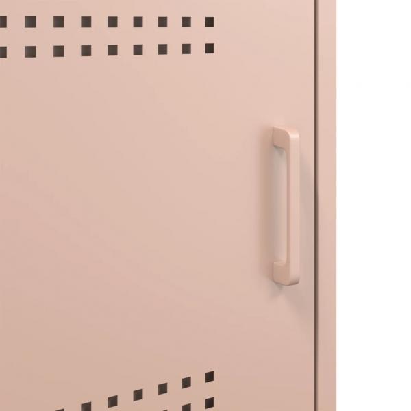 TV-Schrank Rosa 100,5x39x50,5 cm Stahl