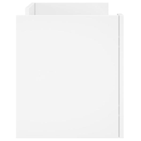 TV-Schrank Weiß 80x35x40 cm Holzwerkstoff