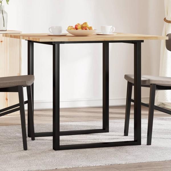 ARDEBO.de - Tischplatte Quadratisch 90x90x2 cm Massivholz Akazie