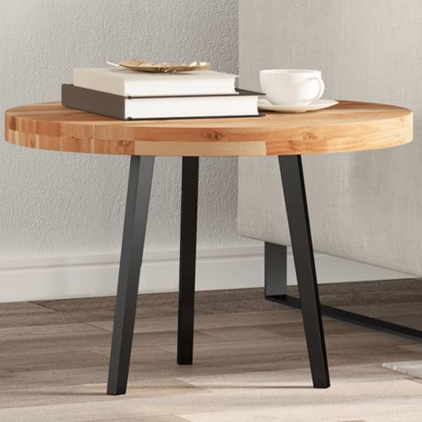ARDEBO.de - Tischplatte Rund Ø60x4 cm Massivholz Akazie