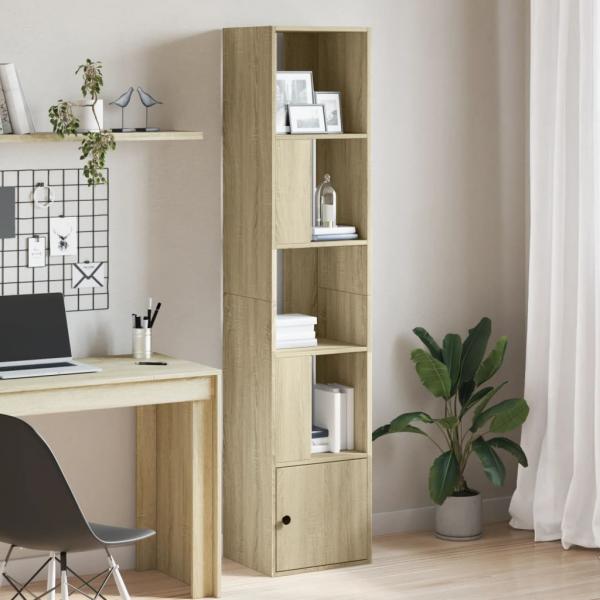 ARDEBO.de - Bücherregal Sonoma-Eiche 40x36x189 cm Holzwerkstoff