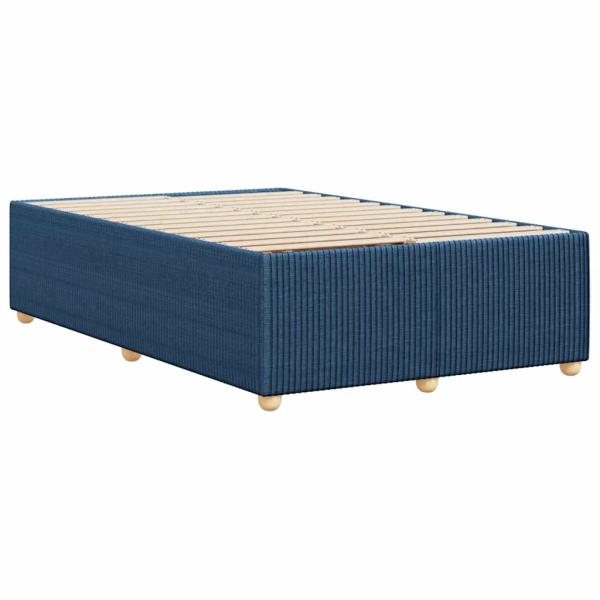 Bettgestell Blau 120x200 cm Stoff