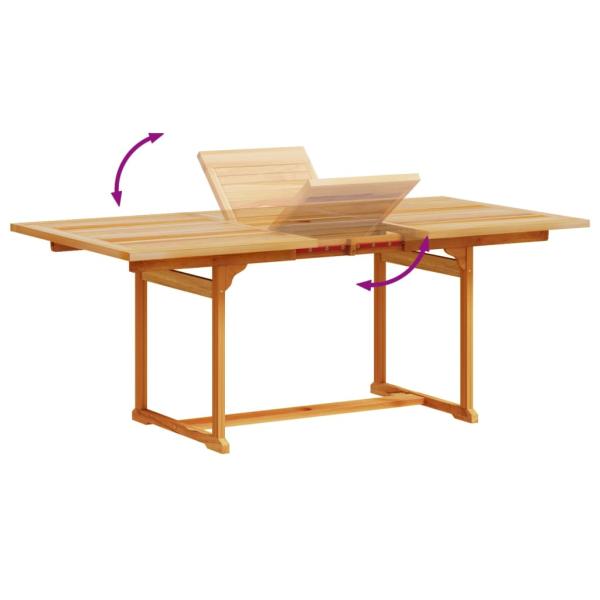 ARDEBO.de - 5-tlg. Garten-Essgruppe Massivholz Akazie und Textilene