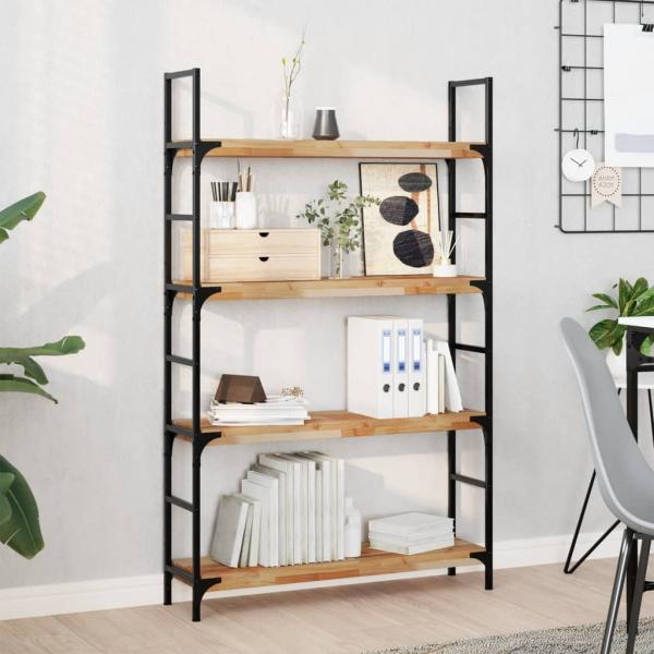 ARDEBO.de - Schweberegale 2 Stk. 100x20x4 cm Massivholz Akazie Ölbehandelt