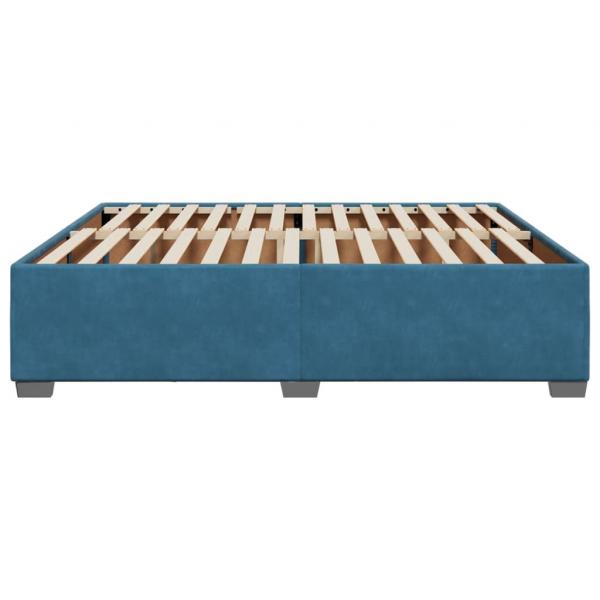 Bettgestell Blau 180x200 cm Samt
