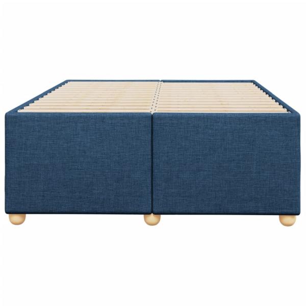 Bettgestell Blau 120x190 cm Stoff