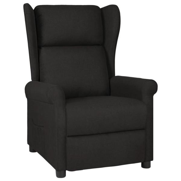 ARDEBO.de - Relaxsessel Schwarz Stoff