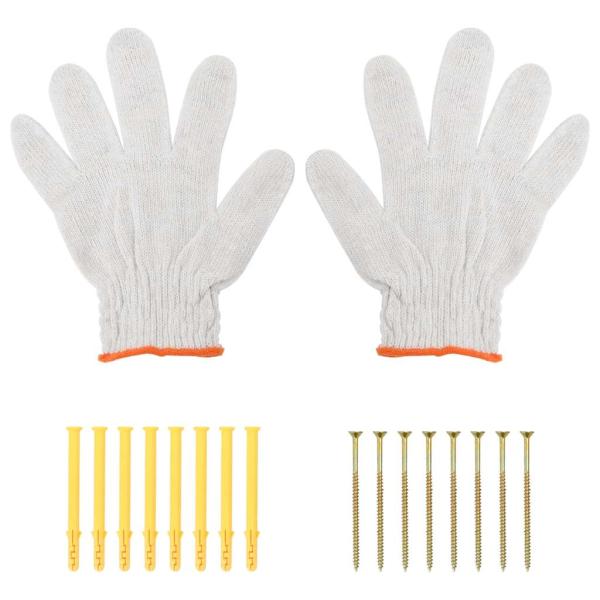 Regalträger 4 Stk. 23,5x2,5x15,5 cm Silbern Edelstahl