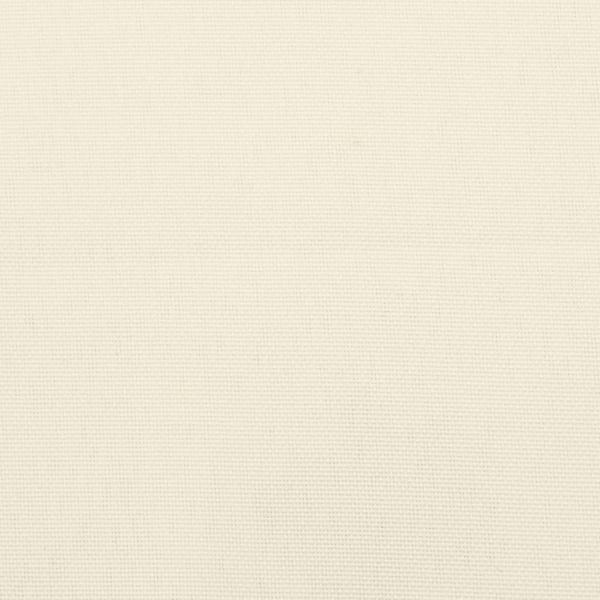 Palettenkissen Creme 80x40x12 cm Stoff