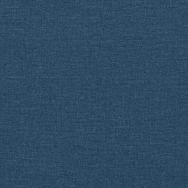 Boxspringbett mit Matratze Blau 90x200 cm Stoff