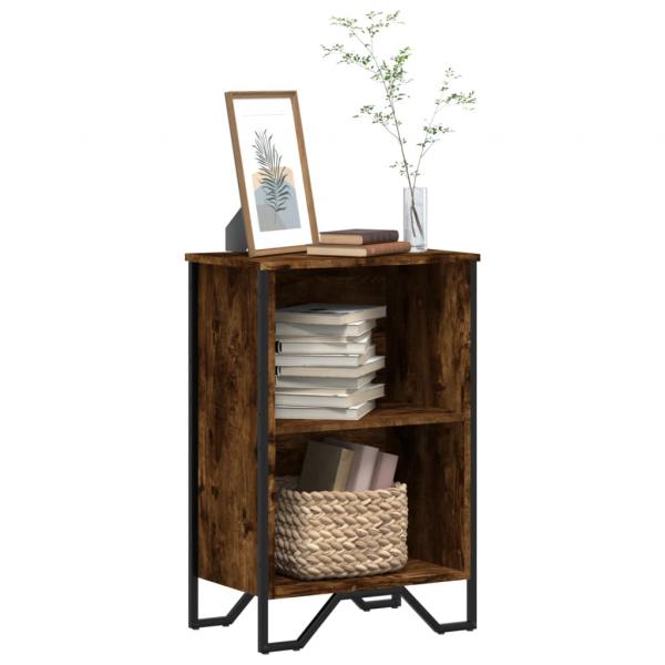 ARDEBO.de - Bücherregal Räuchereiche 50x31x74,5 cm Holzwerkstoff