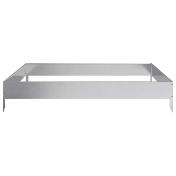 Hochbeet 100x100x18,5 cm Verzinkter Stahl