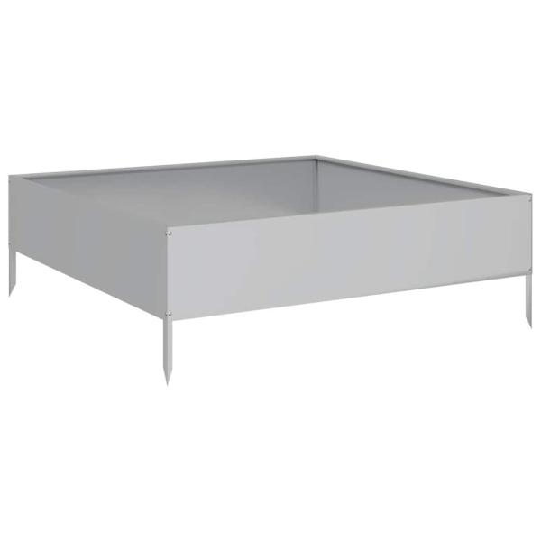 Hochbeet 100x100x33,5 cm Verzinkter Stahl