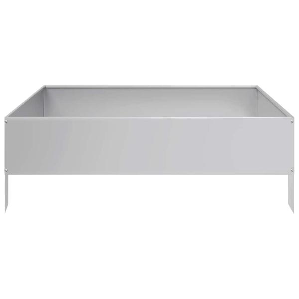 Hochbeet 100x100x33,5 cm Verzinkter Stahl