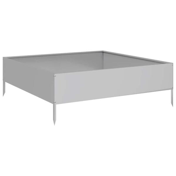 Hochbeet 100x100x33,5 cm Verzinkter Stahl