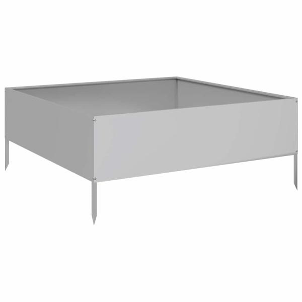 Hochbeet 100x100x25 cm Verzinkter Stahl