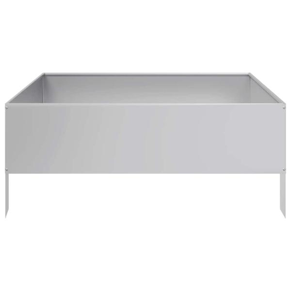 Hochbeet 100x100x25 cm Verzinkter Stahl