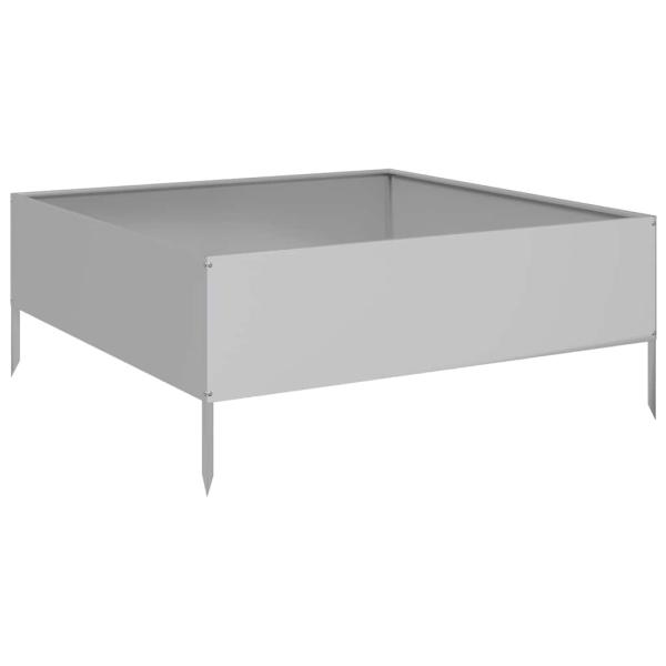 Hochbeet 100x100x25 cm Verzinkter Stahl