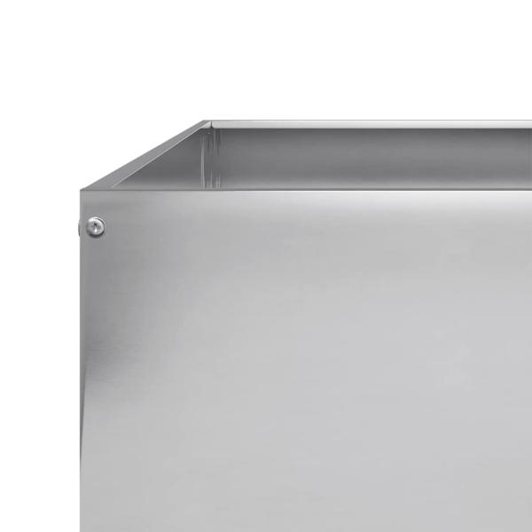 Hochbeet 100x100x25 cm Verzinkter Stahl