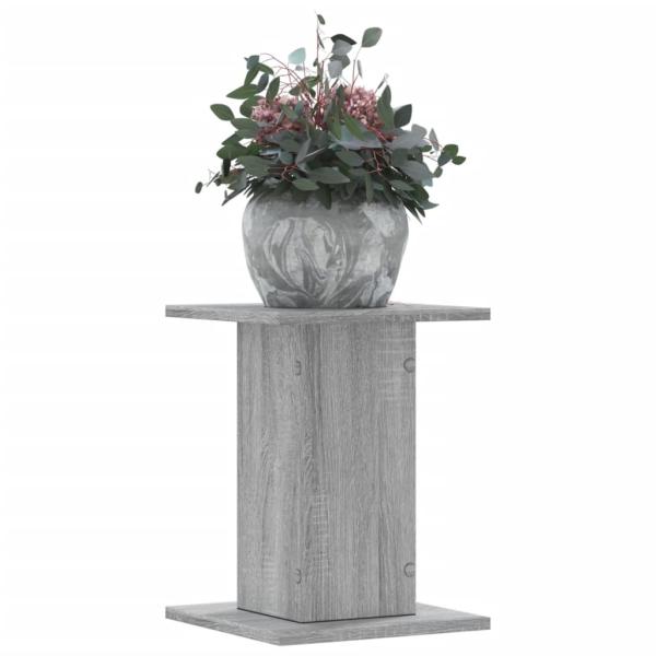 ARDEBO.de - Pflanzenständer 2 Stk. Grau Sonoma 30x30x40 cm Holzwerkstoff