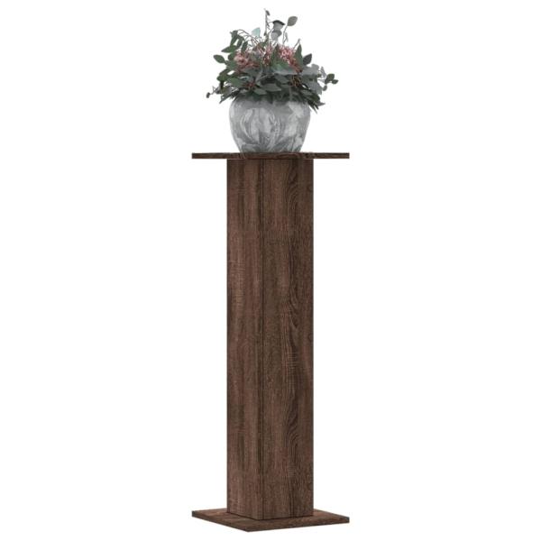 ARDEBO.de - Pflanzenständer 2 Stk. Eichen-Optik 30x30x95 cm Holzwerkstoff