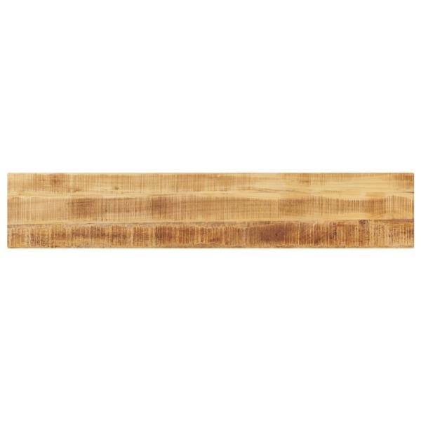 ARDEBO.de - Tischplatte 180x40x2,5 cm Rechteckig Raues Massivholz Mango