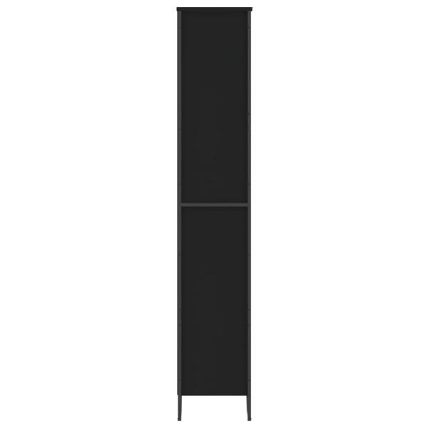 Bücherregal Schwarz 80x31x169 cm Holzwerkstoff