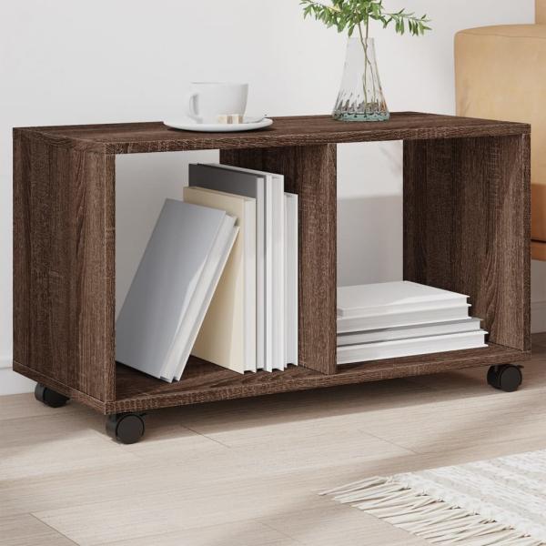ARDEBO.de - Rollschrank Braun Eichen-Optik 72x33x42,5 cm Holzwerkstoff