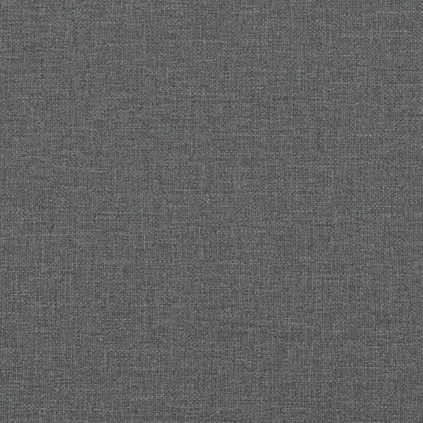 Boxspringbett mit Matratze Dunkelgrau 100x200 cm Stoff
