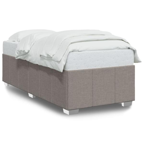 Bettgestell Taupe 80x200 cm Stoff