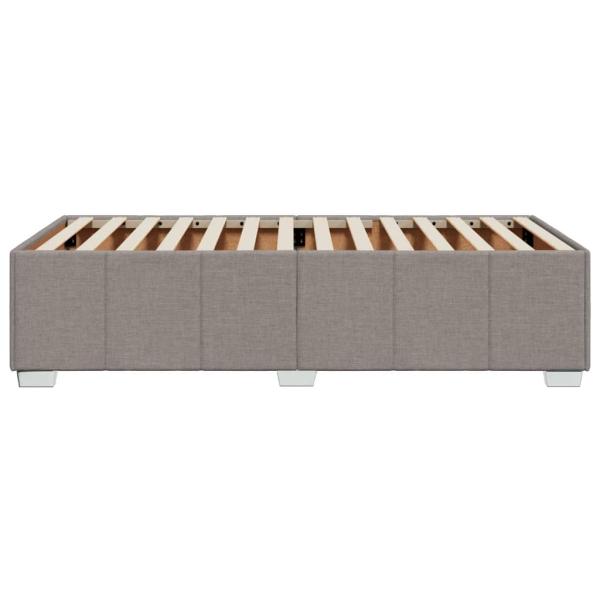 Bettgestell Taupe 80x200 cm Stoff