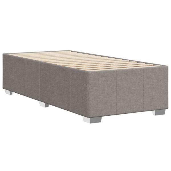 Bettgestell Taupe 80x200 cm Stoff