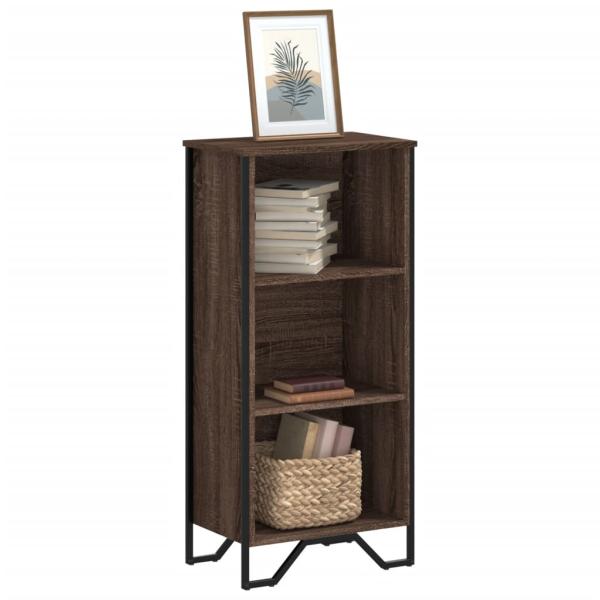 ARDEBO.de - Bücherregal Braun Eichen-Optik 50x31x106 cm Holzwerkstoff