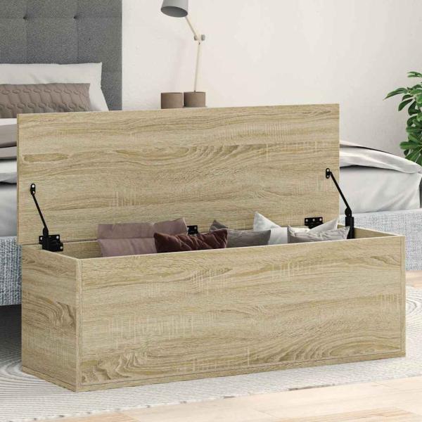 ARDEBO.de - Truhe Sonoma-Eiche 102x35x35 cm Holzwerkstoff