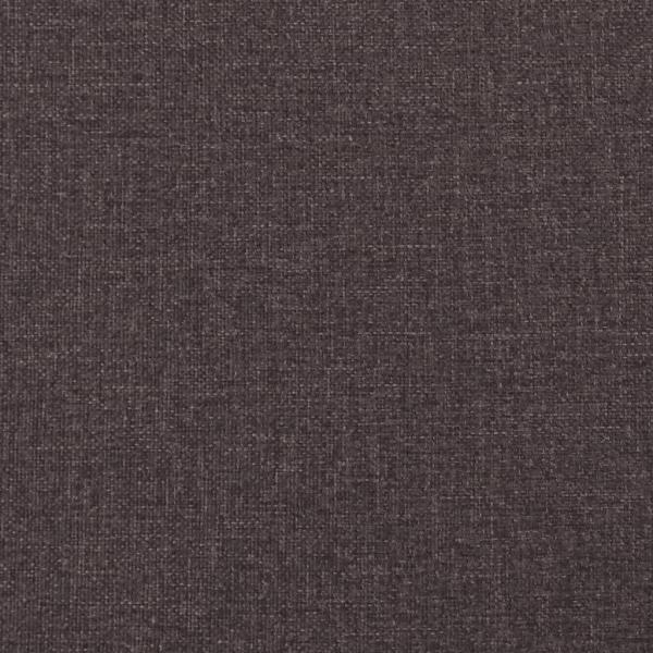 Boxspringbett mit Matratze Dunkelbraun 100x200 cm Stoff