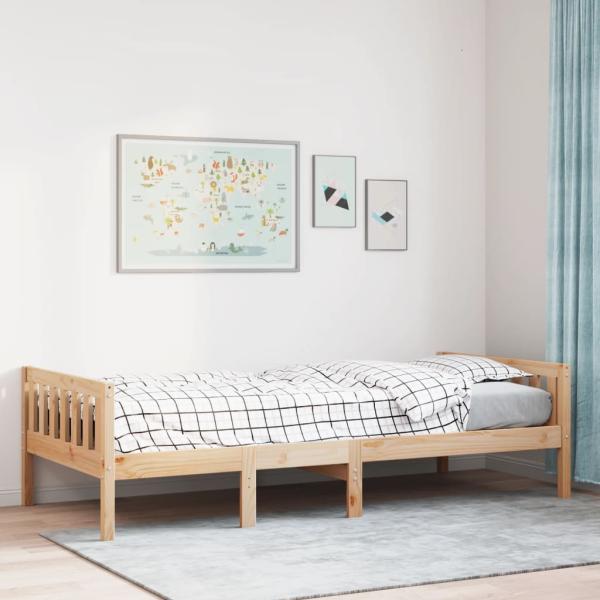 ARDEBO.de - Kinderbett ohne Matratze 75x190 cm Massivholz Kiefer