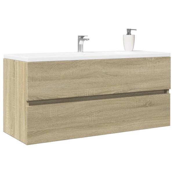 ARDEBO.de - Waschbeckenschrank Sonoma-Eiche 100x38,5x45 cm Holzwerkstoff