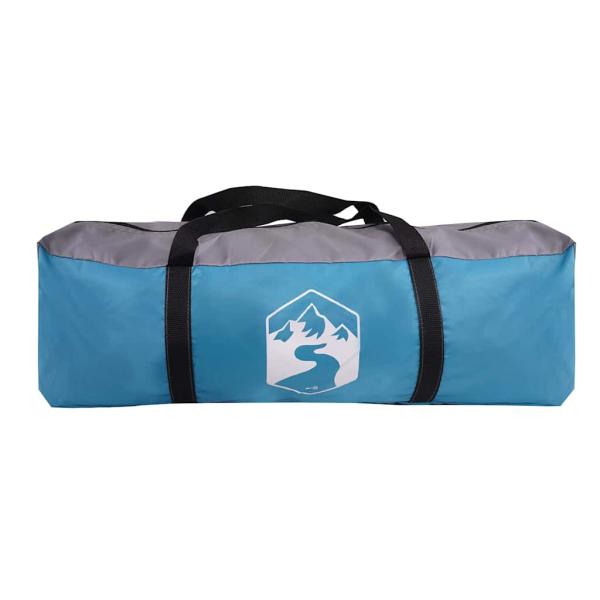 Campingzelt 2 Personen Blau Wasserdicht