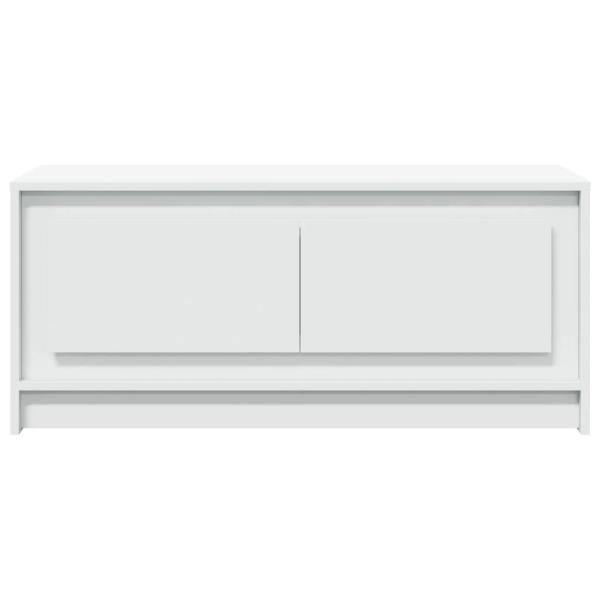 LED-Couchtisch Weiß Holzwerkstoff