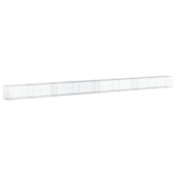 Gabione mit Deckel 800x50x50 cm Verzinktes Eisen