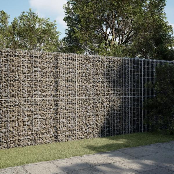 ARDEBO.de - Gabione mit Deckel 300x100x200 cm Verzinktes Eisen