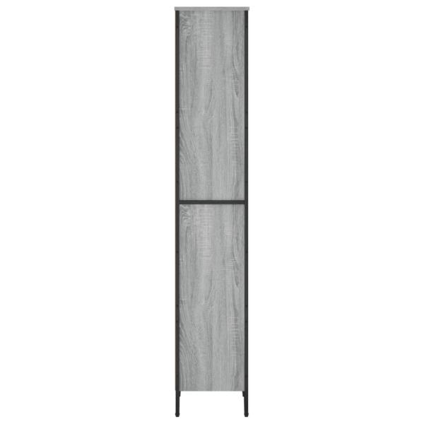 Bücherregal Grau Sonoma 50x31x169 cm Holzwerkstoff