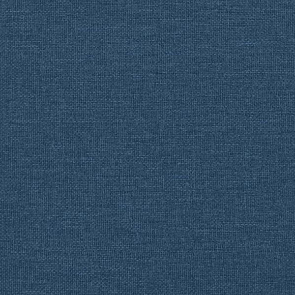 Bettgestell ohne Matratze Blau 180x200 cm Stoff