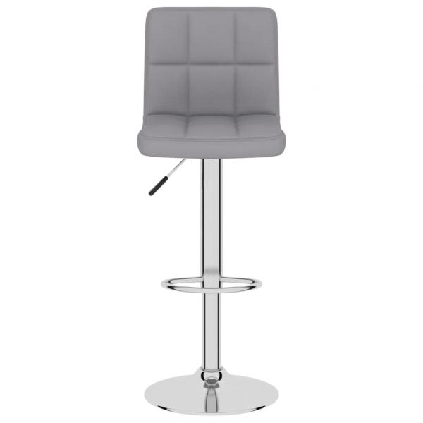 Barhocker Hellgrau Stoff